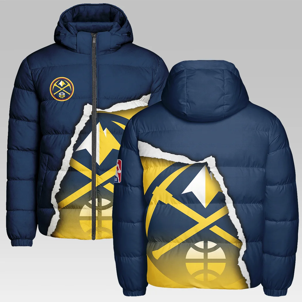Bold Fan Lifestyle Hooded Cotton Jacket, Retro Heritage Puffer Jacket HVN1273