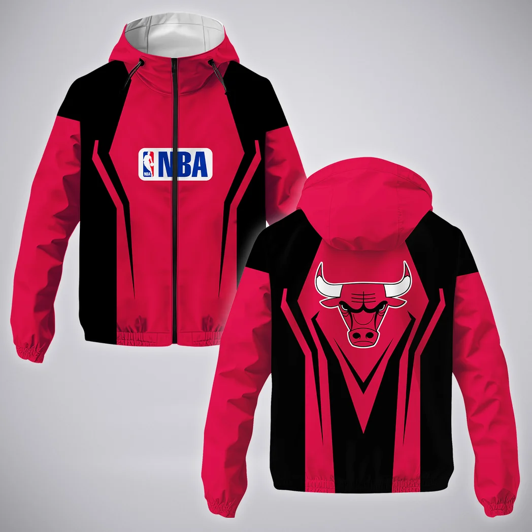 Bold Hoop Culture Windbreaker Jacket, Game Day Waterproof Jacket HVN1274