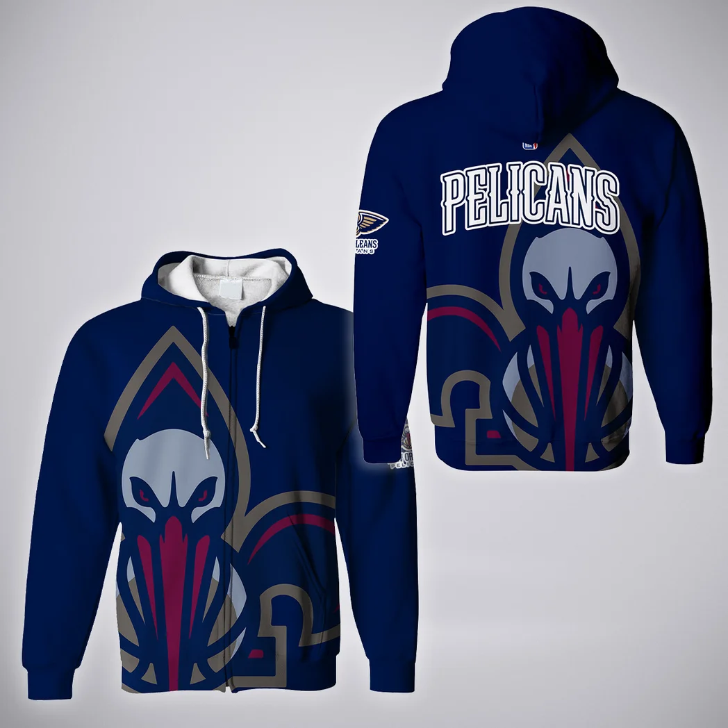 Bold Hoop Nation Zipper Hoodie, Warm Up Hoodie HVN1278