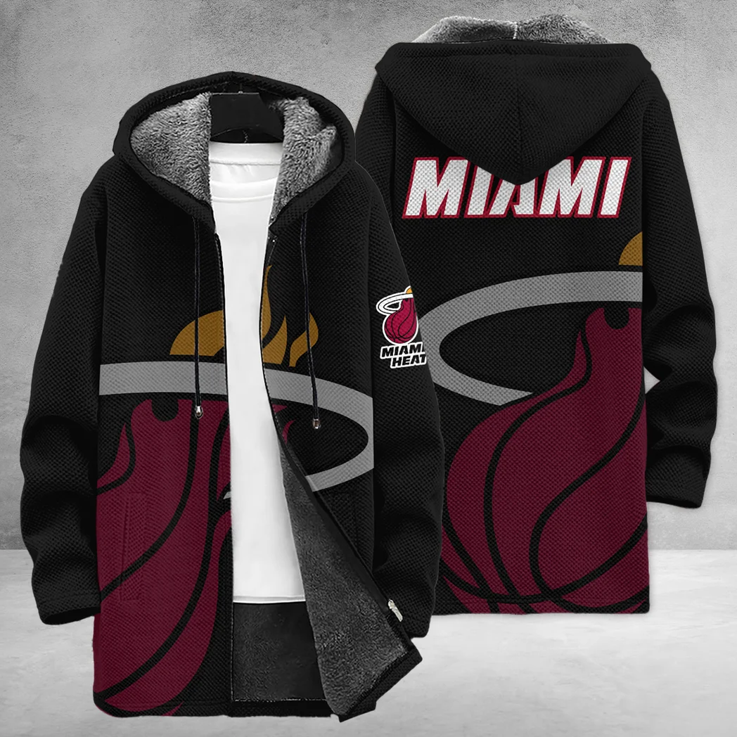Bold Hoop Spirit Fleece Windbreaker Jacket, Sporty Fleece Outerwear HVN1278
