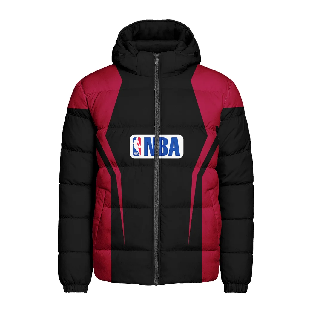 Bold Hoop Spirit Hooded Cotton Jacket, Game Ready Warmth Gear HVN1274 - Image 2