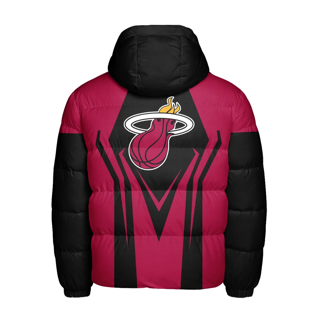 Bold Hoop Spirit Hooded Cotton Jacket, Game Ready Warmth Gear HVN1274 - Image 3