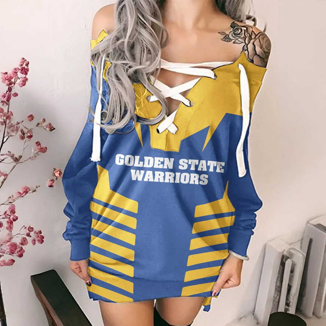 Bold Slam Fans Lace-Up Sweatshirt For Women, Sport-Inspired Lace-Up Pullover HVN1272