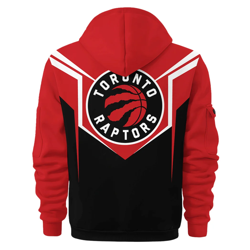 Bold Supporter Crew Hoodie Half Zip 3D, All-Season Fan Half-Zip Hoodie HVN1279 - Image 3