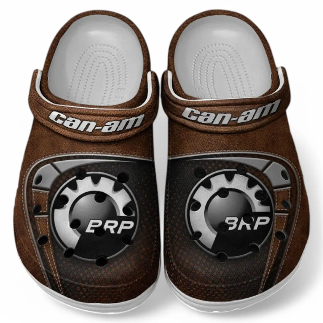 Brown Custom Extreme Terrain Vehicle All Over Print Clog, Car Culture Inspired Footwear Gift for Men and Women CAR183