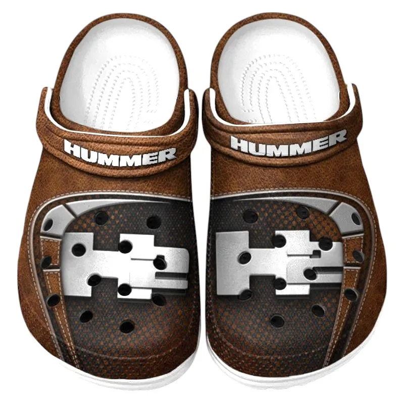 Brown Edition Adventure Vehicle Inspired All Over Print Clog, Perfect Gift Footwear for Automotive Enthusiasts CAR177