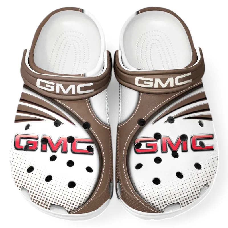Brown Edition Pickup Truck Inspired All Over Print Clog, Perfect Gift Footwear for Automotive Enthusiasts CAR181