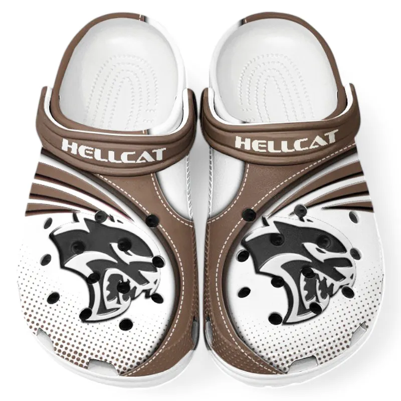 Brown Edition Street Racer Inspired All Over Print Clog, Perfect Gift Footwear for Automotive Enthusiasts CAR181