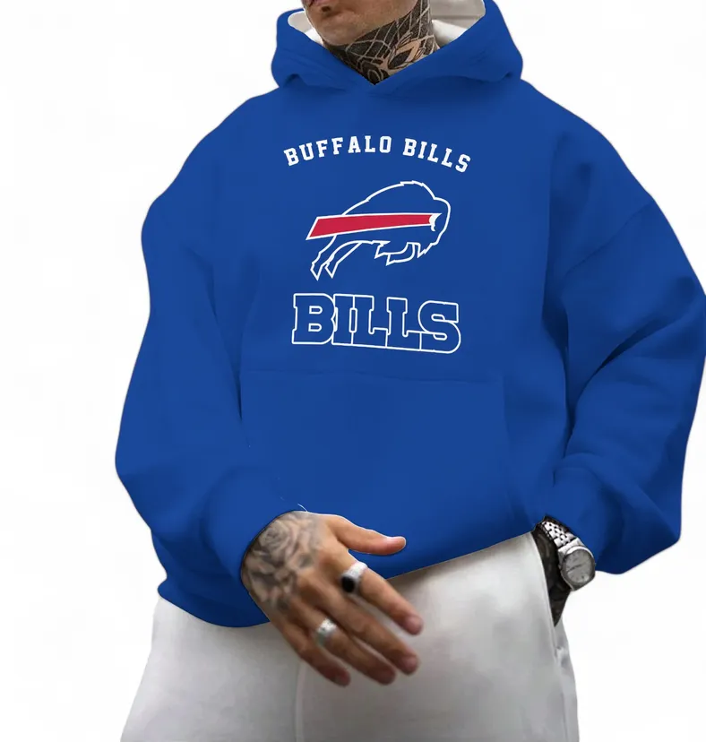 Buffalo Squad Hoodie, Athletic Fan Fullover Hoodie NFL530
