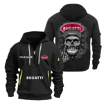 Hoodie Half Zipper Exclusive Logo Gift For Record-Breaking Auto Enthusiasts CAR166 - Black