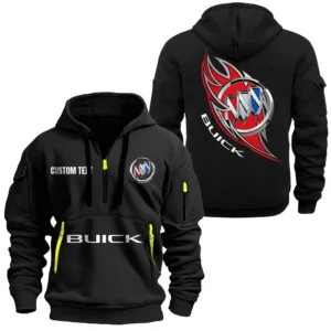 Hoodie Half Zipper Exclusive Logo Gift For Million-Dollar Car Enthusiasts CAR170 - Black