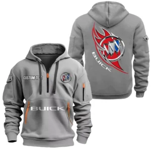 Prestige Car Hoodie Half Zipper, All Over Print Hoodie Gift For Prestige Car Enthusiasts CAR170 - Gray