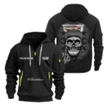 Hoodie Half Zipper Exclusive Logo Gift For Everyday Auto Enthusiasts CAR166 - Black