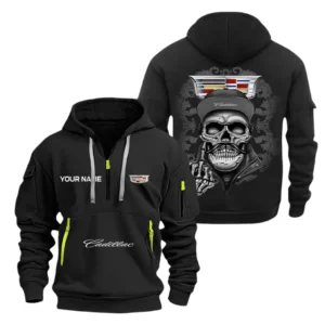 Hoodie Half Zipper Exclusive Logo Gift For Everyday Auto Enthusiasts CAR166 - Black