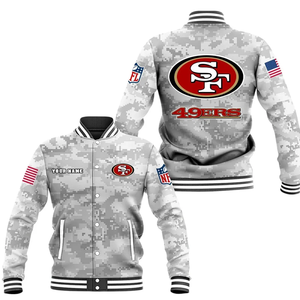 Cali Football Spirit Baseball Jacket, Classic Fan Game Jacket DNFL128 - White