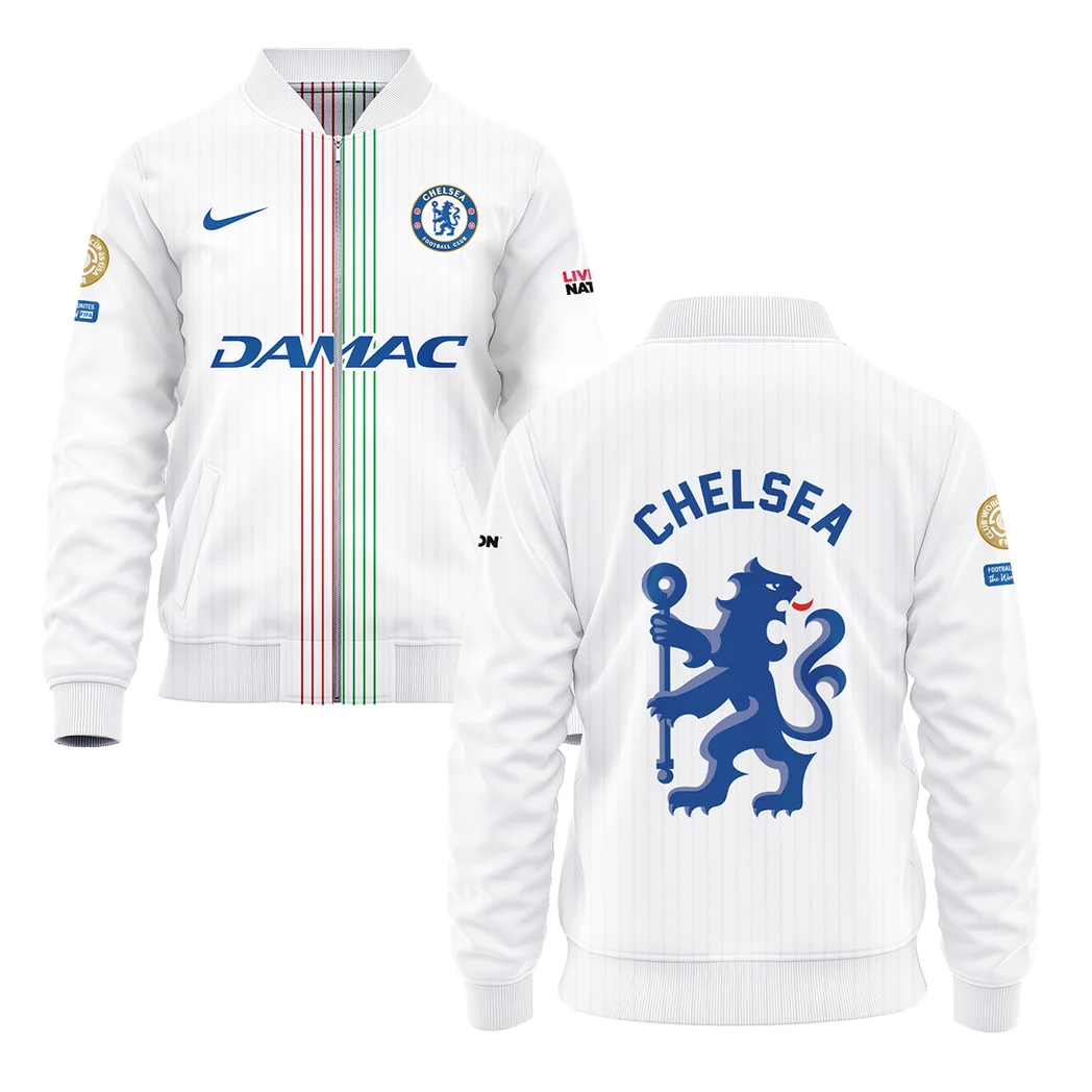 Capital Blue Support Bomber Jacket, Custom Game Day Bomber HVN1099CH