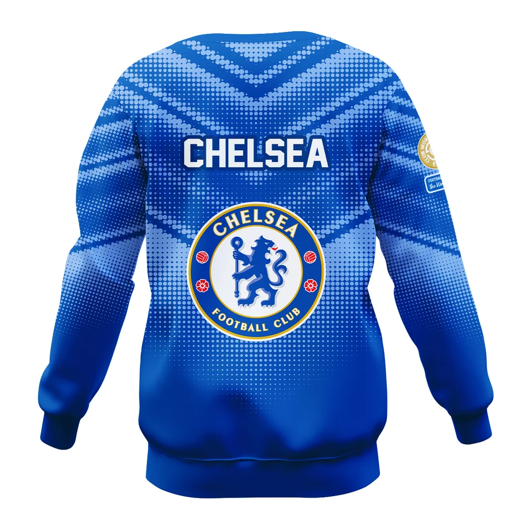 Capital Blue Support Sweatshirt, Everyday Sport Fan Sweatshirt HVN1065CH - Image 3