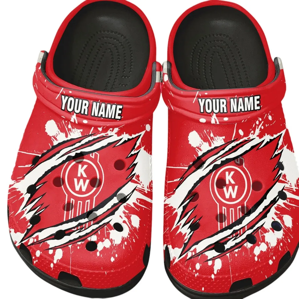 Cargo Transporter Lover’s All Over Print Clog, Slip-On Shoes for Daily Comfort and Garage Style CAR153 - Black