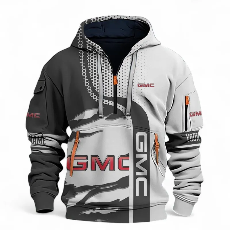 Cargo Vehicle Hoodie Half Zip 3D, Street-Ready Casual Hoodie For Car Lovers CAR396 - Black