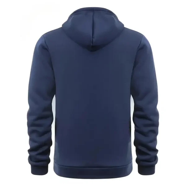 All-Terrain Ride Casual Stand Up Collar Hoodie CAR481 - Dark Blue - Image 2