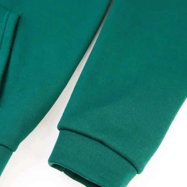 Adventure ATV Casual Stand Up Collar Hoodie CAR481 - Dark Green - Image 5