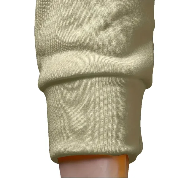 Old-School Cruiser Casual Stand Up Collar Hoodie CAR481 - Off White - Image 4
