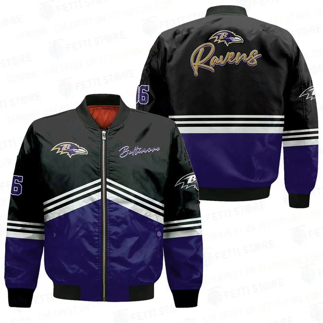 Charm City Squad Bomber Jacket, Sports Bomber Jacket Custom NFL760