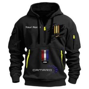 Hoodie Half Zipper Exclusive Logo Gift For Roadster Enthusiasts CAR113 - Black