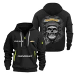 Hoodie Half Zipper Exclusive Logo Gift For Exotic Coupe Enthusiasts CAR166 - Black