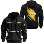Speed Coupe Auto Hoodie Half Zipper, All Over Print Hoodie Gift For Speed Coupe Auto Enthusiasts CAR170 - Black