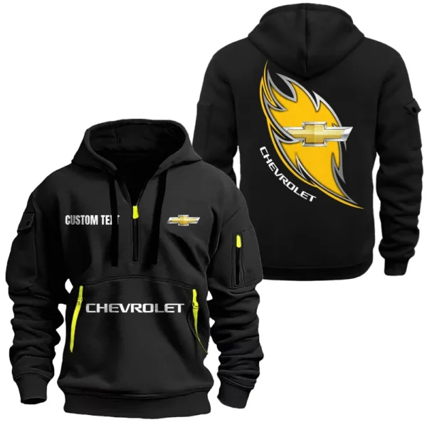Speed Coupe Auto Hoodie Half Zipper, All Over Print Hoodie Gift For Speed Coupe Auto Enthusiasts CAR170 - Black