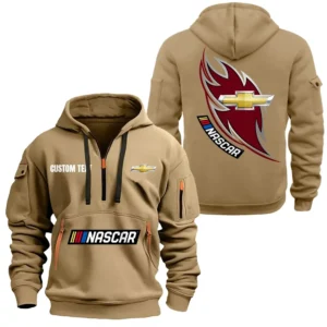 Speedster Hoodie Half Zipper, All Over Print Hoodie Gift For Speedster Enthusiasts CAR170 - Khaki