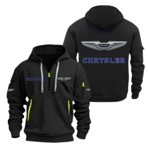Premium Ride Hoodie Half Zipper, Exclusive Logo Hoodie For Premium Ride Enthusiasts CAR200 - Black