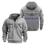Comfortable Sedan Hoodie Half Zipper, Exclusive Logo Hoodie For Comfortable Sedan Enthusiasts CAR200 - Gray