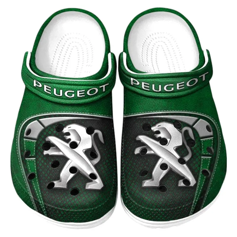 City Car Lover’s All Over Print Clog, Slip-On Shoes for Daily Comfort and Garage Style CAR177 - Green