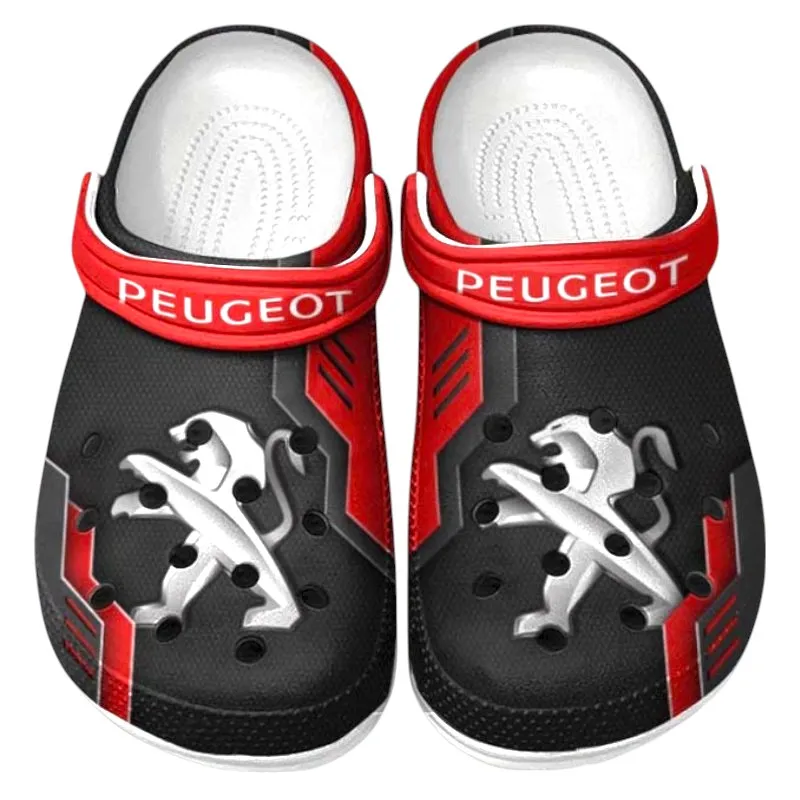 City Car Lover’s All Over Print Clog, Slip-On Shoes for Daily Comfort and Garage Style CAR185 - Red