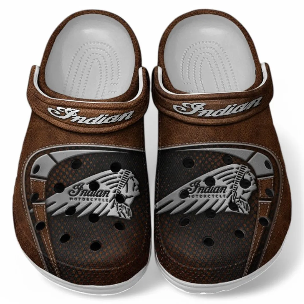 Classic Cruiser Culture Clog, Stylish All Over Print Lightweight Shoes for Auto Fans and Streetwear Style CAR183 - Brown