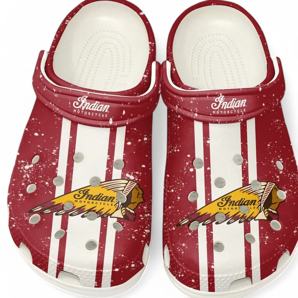 Classic Cruiser Culture Clog, Stylish All Over Print Lightweight Shoes for Auto Fans and Streetwear Style CAR620 - White