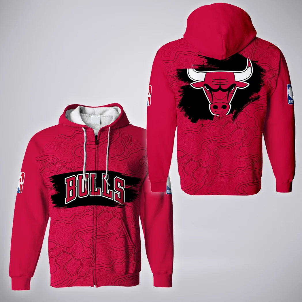 Classic Hoop Passion Zipper Hoodie, All-Season Fan Full-Zip Hoodie HVN1276