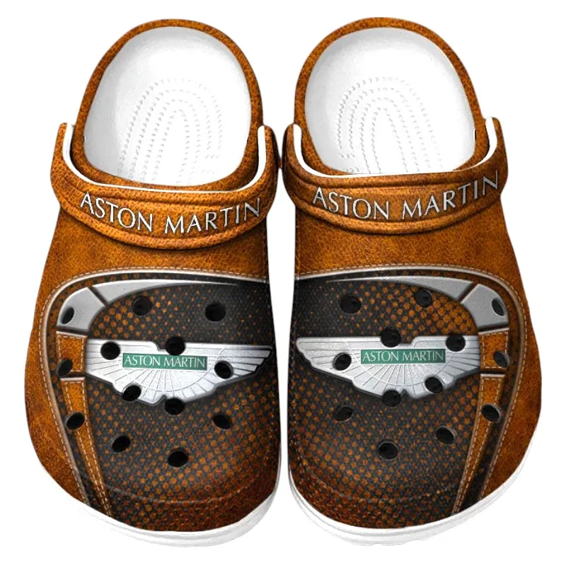 Classic Luxury Ride Lover’s All Over Print Clog, Slip-On Shoes for Daily Comfort and Garage Style CAR177 - Orange