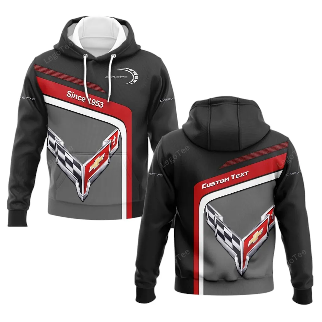 Classic Muscle Car Hoodie 3D Print, Garage Culture Street Hoodie CAR111