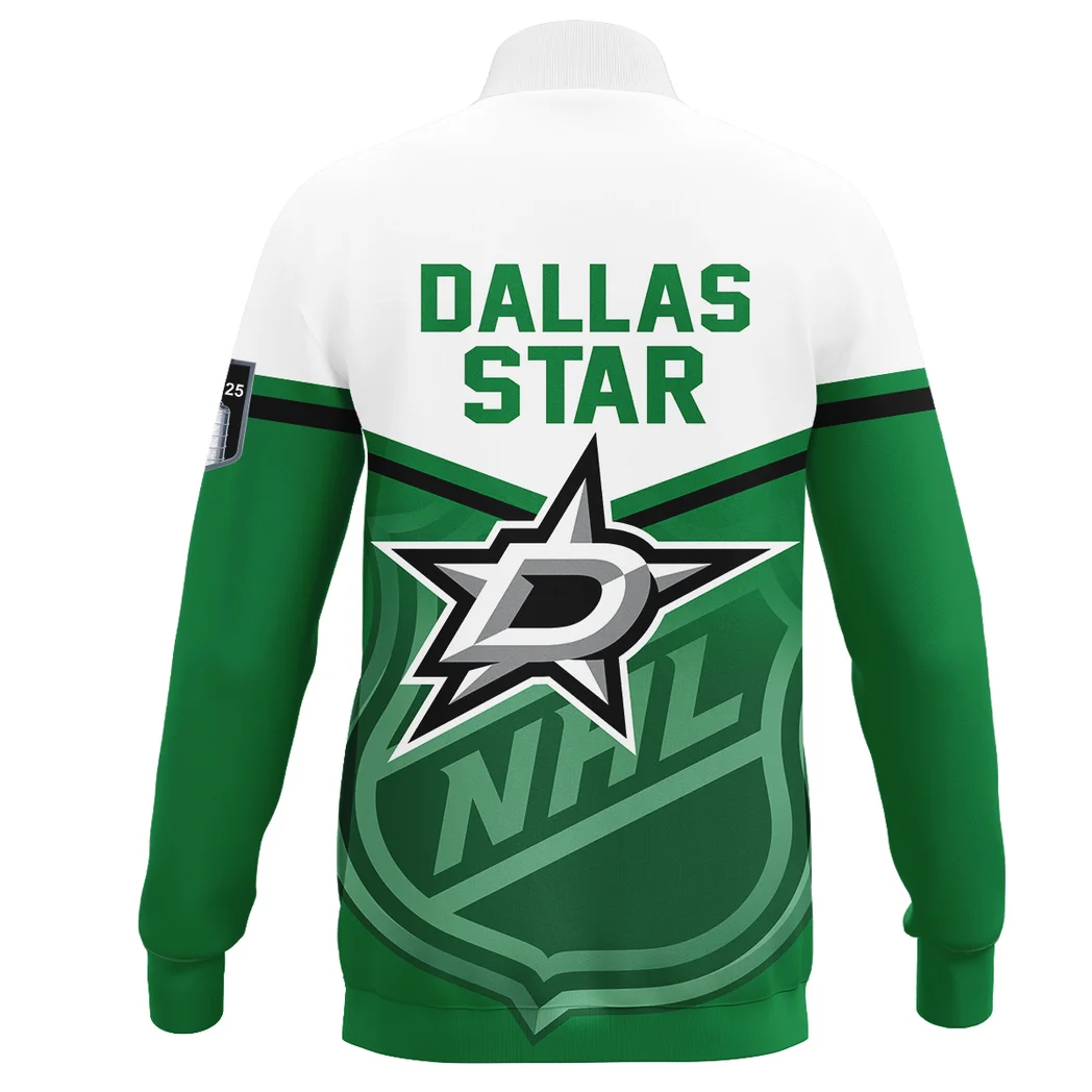 Cold Light Stand Collar Jacket, All-Day Comfort Fan Passion Jacket HVN1054DA - Image 3