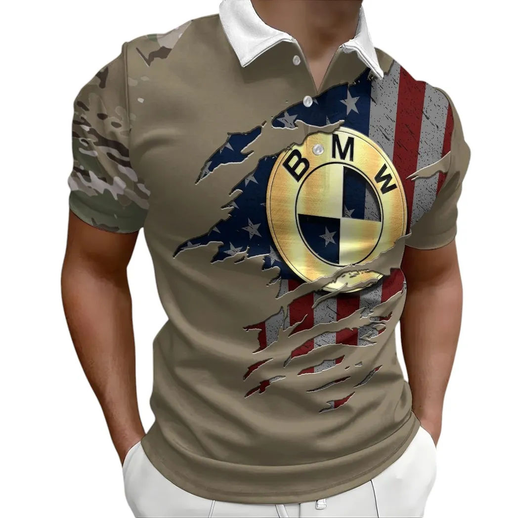 Compact Luxury Car Polo Shirt, Rugged Sport Polo For Car Owner CAR340213006