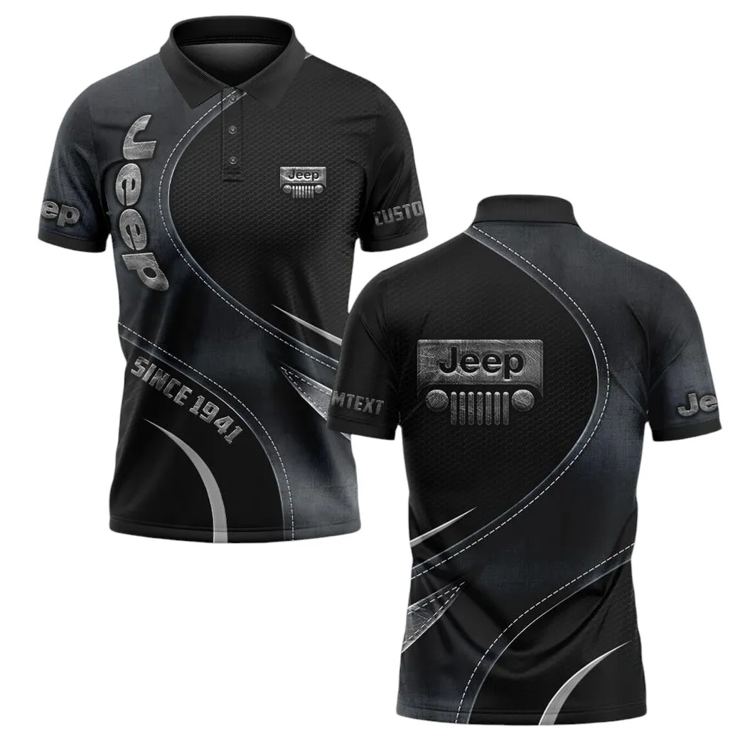 Compact Off-Road Vehicle Polo Shirt, Lightweight Streetwear Polo For Car Owner CAR17102252527