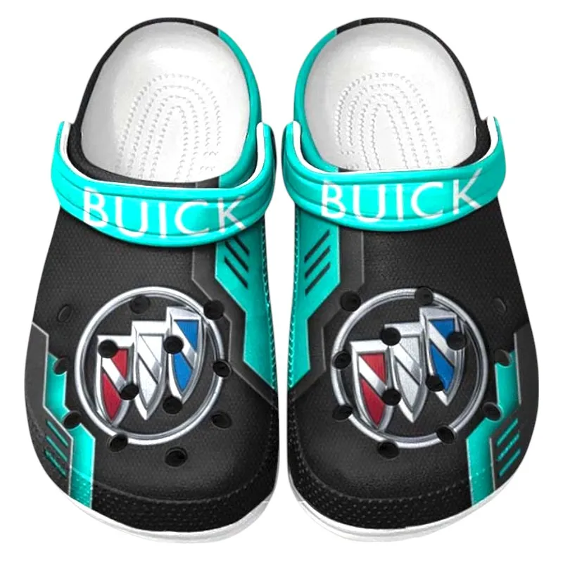 Compact SUV Culture Clog, Stylish All Over Print Lightweight Shoes for Auto Fans and Streetwear Style CAR185 - Cyan