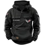 Modern Hatch Tactical Quarter Zip Hoodie, Exclusive Logo Hoodie For Car Enthusiasts CAR164 - Black