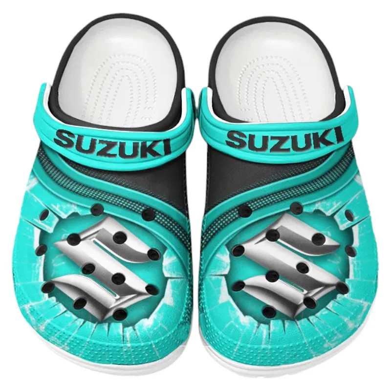 Custom Adventure-Ready Vehicle All Over Print Clog, Comfortable Slip-On Shoes for Everyday Wear CAR188 - Cyan