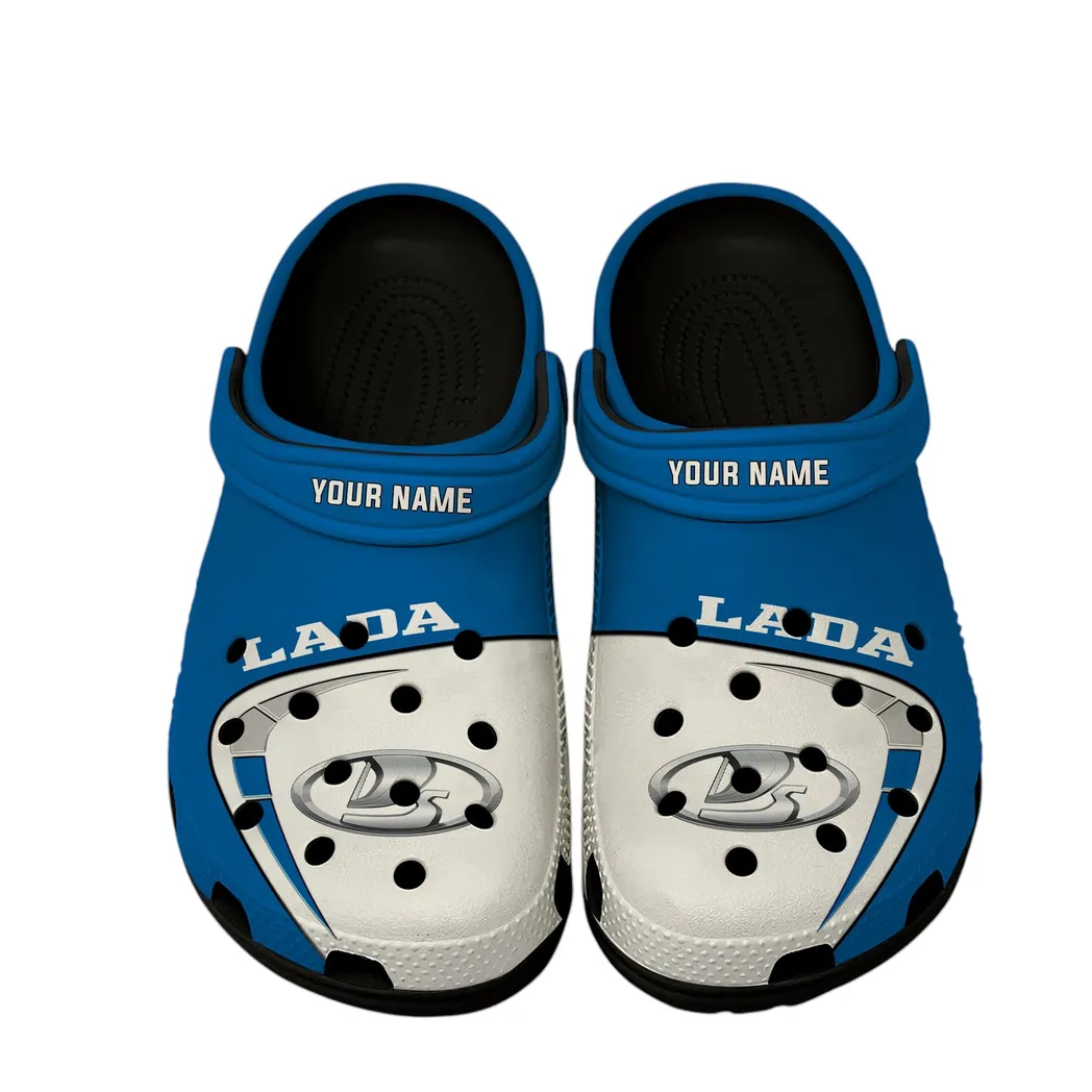Custom Budget Vehicle All Over Print Clog, Comfortable Slip-On Shoes for Everyday Wear CAR168 - Black