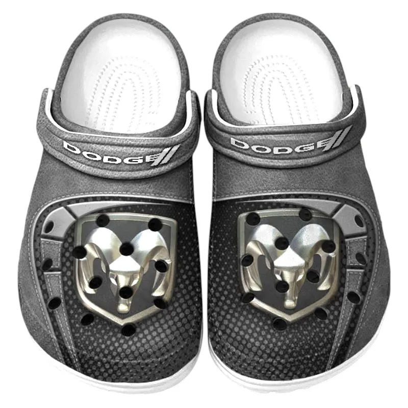 Custom Classic Car All Over Print Clog, Comfortable Slip-On Shoes for Everyday Wear CAR177 - Gray