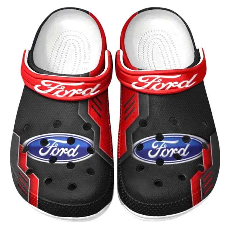 Custom Classic Coupe All Over Print Clog, Comfortable Slip-On Shoes for Everyday Wear CAR185 - Red